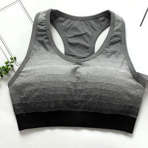 Gradient Breathable Sports Bras Quick Dry Padded