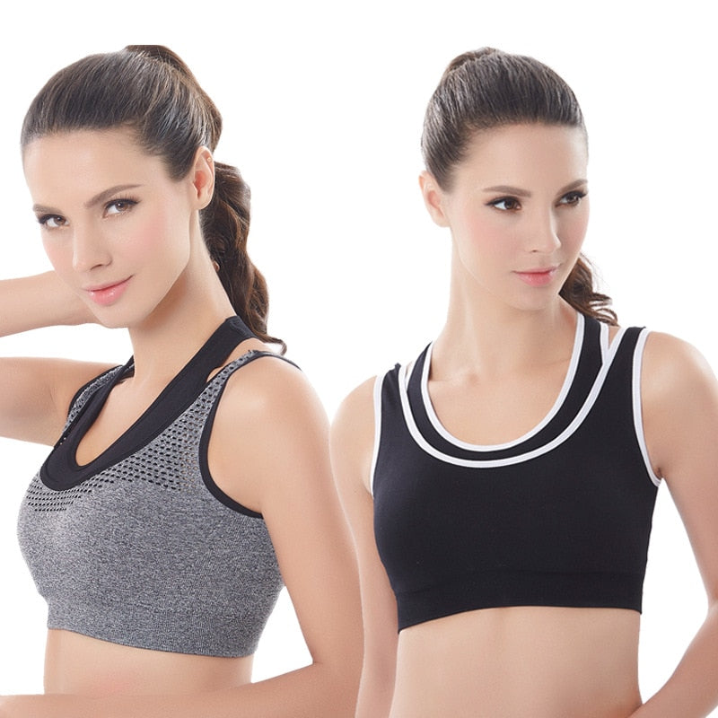 Absorb Sweat Quick Drying Running Vest Shockproof Sports Bra