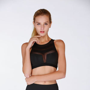 Sexy Women Sports Bra Quick Dry Mesh Breathable